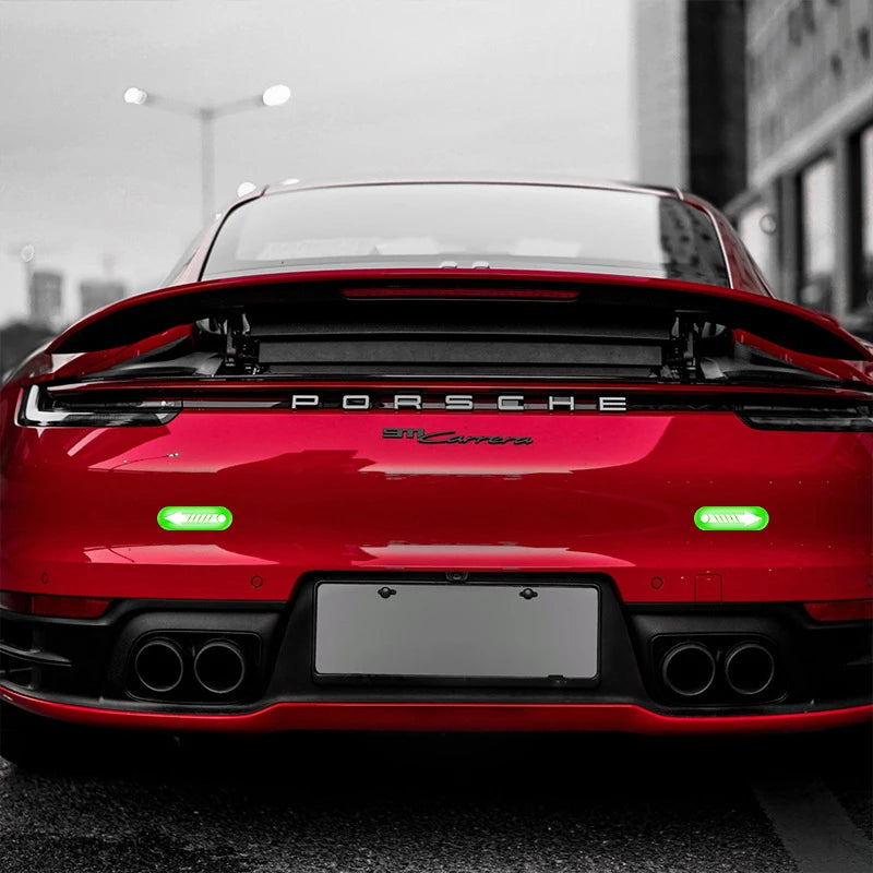 Novice and Beginner Driving Safety Point Luminous Stickers for Driving Assistance Signs Car Accessories