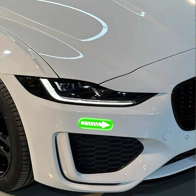 Novice and Beginner Driving Safety Point Luminous Stickers for Driving Assistance Signs Car Accessories