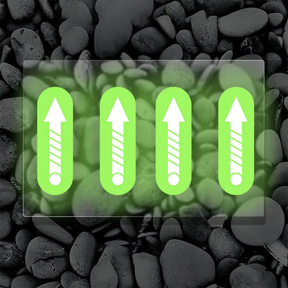 Novice and Beginner Driving Safety Point Luminous Stickers for Driving Assistance Signs Car Accessories