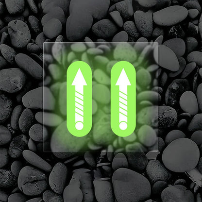 Novice and Beginner Driving Safety Point Luminous Stickers for Driving Assistance Signs Car Accessories